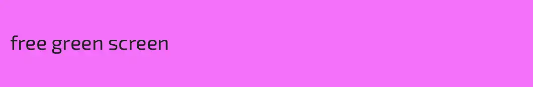 free green screen